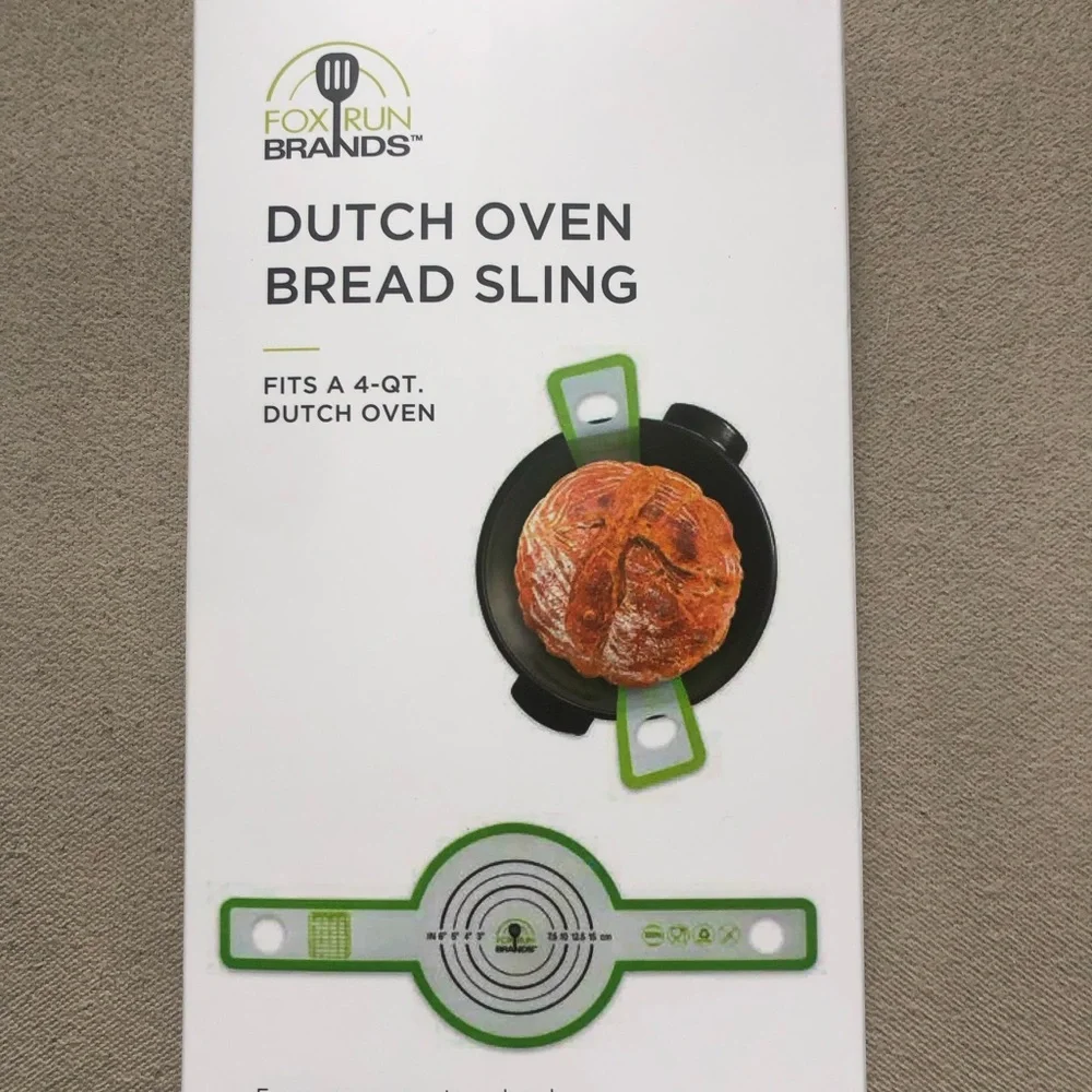 Green Dutch Oven Bread Sling - Fits 4-Qt Dutch Oven